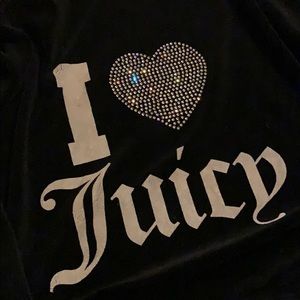 Juicy Couture velours zip up XL